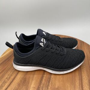 APL Techloom Phantom Shoes Mens Size 8 Black Running Comfort Walking Gym Sneaker